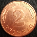monedas de Europa - Alemania -  1982 (Reverso)