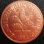 monedas de Europa - Alemania -  1984 (Anverso)