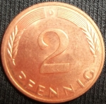 monedas de Europa - Alemania -  1984 (Reverso)