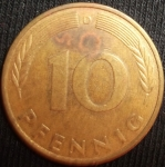 monedas de Europa - Alemania -  1989 (Reverso)