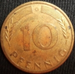 monedas de Europa - Alemania -  1991 (Reverso)
