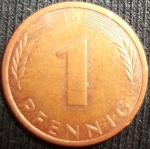 monedas de Europa - Alemania -  1995 (Reverso)