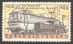 Sellos de Europa - Checoslovaquia -  1655 - Centº del ferrocarril Ceske Budejovice-Pilsen