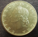 monedas de Europa - Italia -  1972 (Anverso)