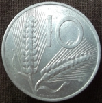 monedas de Europa - Italia -  1977 (Reverso)