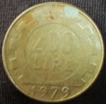 monedas de Europa - Italia -  1979 (Reverso)