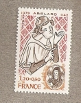 Stamps : Europe : France :  Abelard