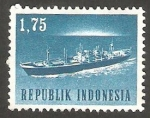 Sellos de Asia - Indonesia -  379 - Transporte marítimo
