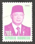 Stamps Indonesia -  1218 - Presidente Suharto