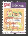 Sellos de Asia - Indonesia -  2664 - Circuito de correos