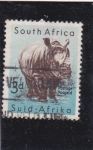 Sellos de Africa - Sud�frica -  Rinoceronte