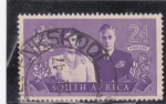 Sellos de Africa - Sudfrica -  George VI y Elizabeth