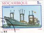 Sellos de Africa - Mozambique -  Barcos de Mozambique - Linde