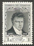Stamps Ecuador -  343 - Centº de la muerte de Alexander von Humboldt