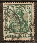 Stamps Germany -  Germania (Imperio alemán).