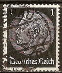 Stamps Germany -  Presidente von Hindenburg(Imperio alemán).