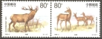 Stamps China -  CIERVO  ROJO
