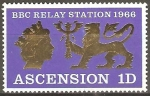 Stamps United Kingdom -  EMBLEMA  DE  LA   BBC