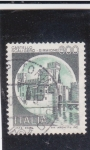 Stamps Italy -  castello Scaligero- Sirmione