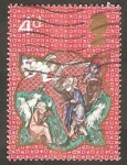 Stamps United Kingdom -  602 - Navidad, Los Ángeles y Los Reyes