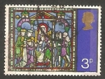 Stamps United Kingdom -  651 - Vidriera de la Catedral de Canterbury