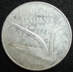 monedas de Europa - Italia -  1975 (Anverso)