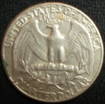 monedas de America - Estados Unidos -  1971 (Reverso)
