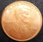 monedas de America - Estados Unidos -  1974 (Anverso)