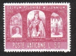 Stamps Vatican City -  Milenario católica Polonia