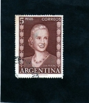 Sellos del Mundo : America : Argentina : efigie de Eva Peron