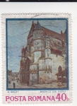 Stamps Romania -  pintura Asley Sisley
