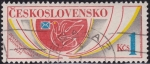 Stamps Czechoslovakia -  Paloma mensajera