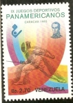 Stamps Venezuela -  IX JUEGOS PANAMERICANOS