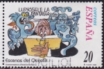 Stamps : Europe : Spain :  Escena del Quijote