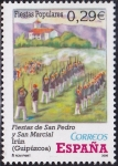 Stamps Spain -  Fiestas Populares