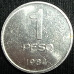 monedas de America - Argentina -  1984 (Reverso)
