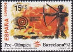 Stamps Spain -  Pre-Olimpica Barcelona 92