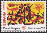 Stamps Spain -  Pre-Olimpica Barcelona 92