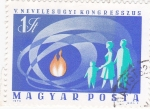 Stamps Hungary -  Congreso educativo