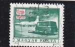 Stamps Hungary -  Transporte aéreo y terrestre