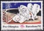 Stamps Spain -  Pre-Olimpica Barcelona 92