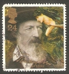 Stamps United Kingdom -  1611 - Centº de la muerte de Lord Alfred Tennyson, poeta