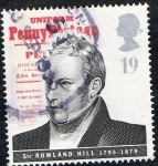 Stamps United Kingdom -  1833 - 200 anivº del nacimiento de Sir Rowland Hill