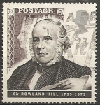 Stamps United Kingdom -  1834 - 200 Anivº del nacimiento de Sir Rowland Hill
