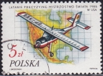 Stamps Poland -  Aeroplano