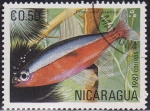Stamps : America : Nicaragua :  Pez