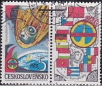 Stamps Czechoslovakia -  Cosmos
