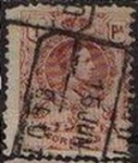 Stamps Spain -  ESPAÑA 1909 278 Sello Alfonso XIII 1p. Tipo Medallón Usado