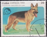 Stamps : America : Cuba :  Perro - Pastor Aleman