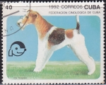 Stamps : America : Cuba :  Perro - Fox Terrier